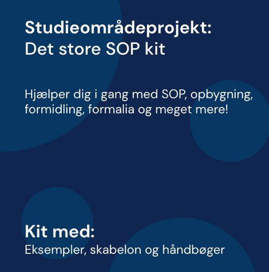 Det store SOP kit | Studieområdeprojekt