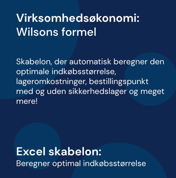 Wilsons formel - Skabelon | Virksomhedsøkonomi