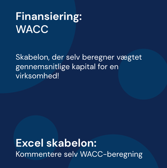 WACC - Skabelon | Finansiering